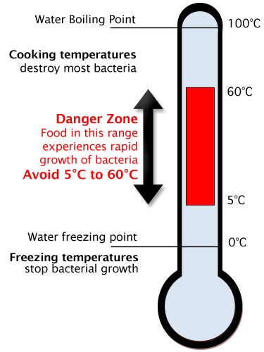 Food Temperature Chart Danger Zone